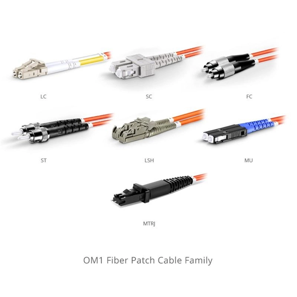 Fiber optic cable passing through floor slab